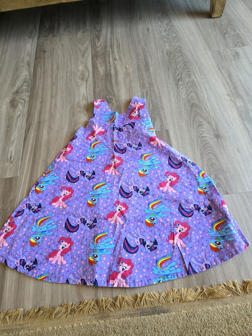 My Little Pony Purple Handmade Girls Dress Size 4 Party Dress Summer